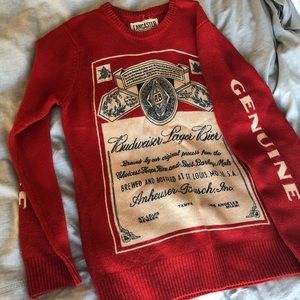 Classic Lancaster Budweiser Throwback Sweater